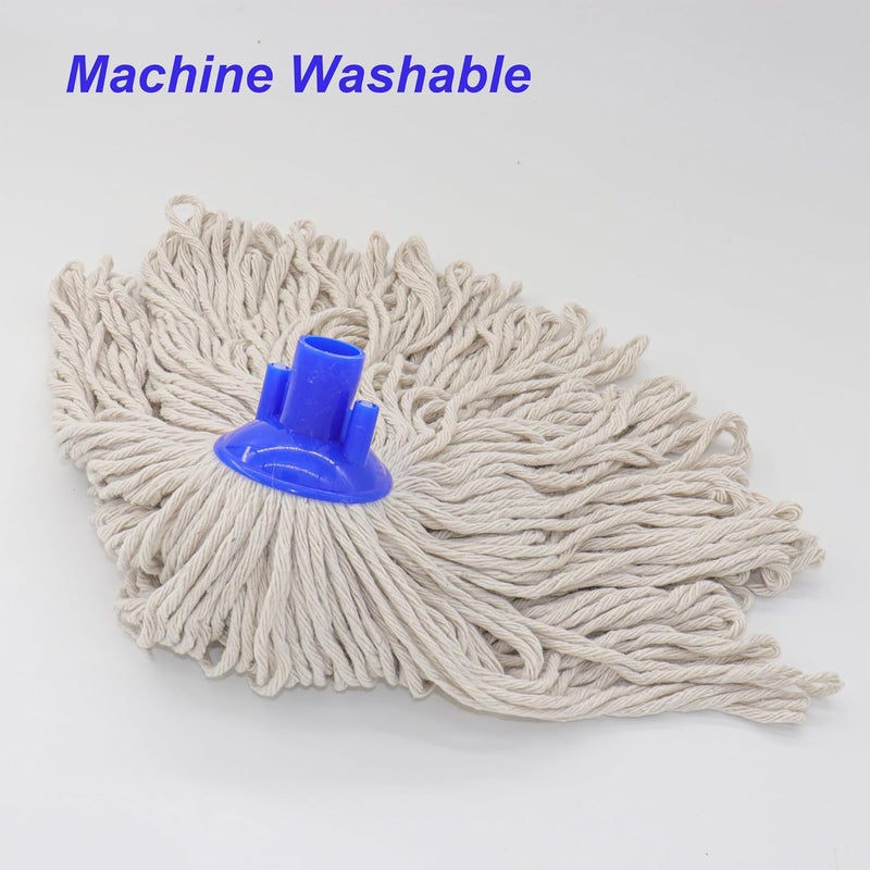 EaseYourDay Cotton String Screw on Mop Replacement Head Compatible with O-Cedar Microfiber Cloth Mop Handle & Any Standard US Threading Pole (Acme 3/4 inch Thread) - 2 PCS - Image 3
