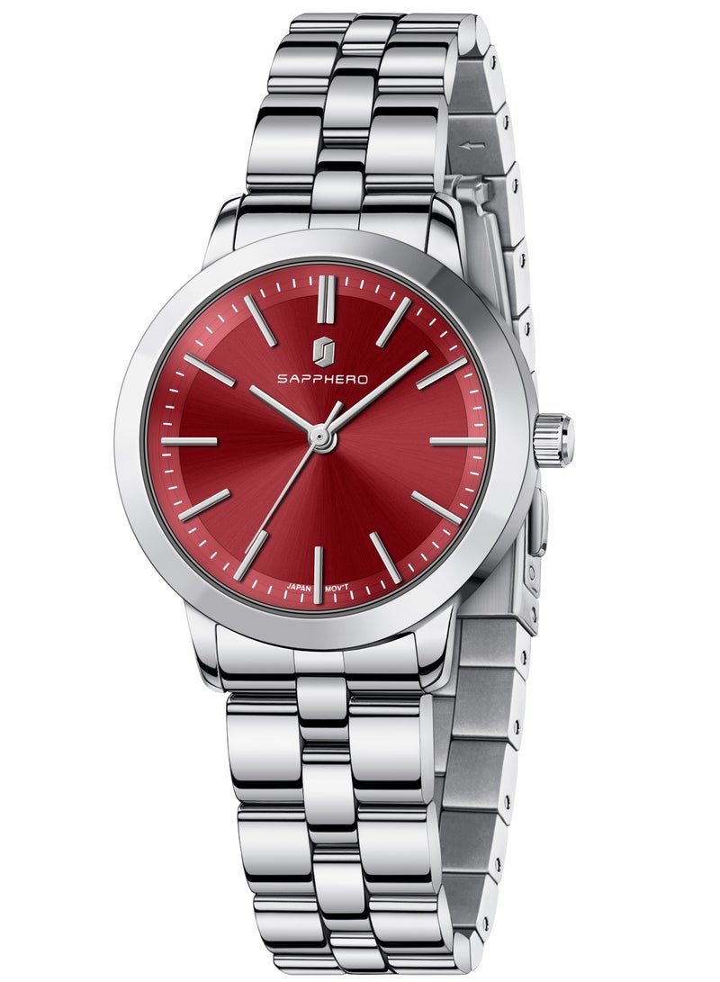 SAPPHERO Wrist Watch for Women Luxury Ladies Watches Women's Bracelet Watch Small Stainless Steel Analog 5ATM Waterproof Watches for - Image 1