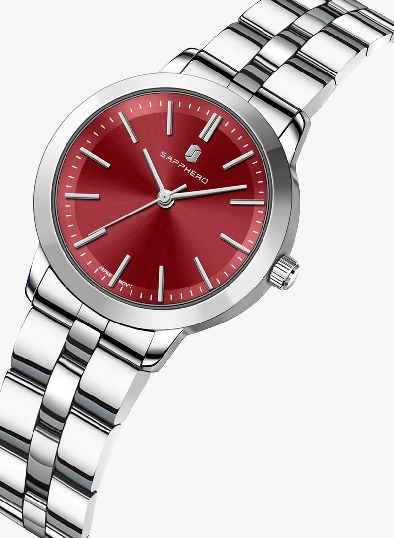 Sapphero  SAPPHERO Wrist Watch for Women Luxury Ladies Watches Women's Bracelet Watch Small Stainless Steel Analog 5ATM Waterproof Watches for for Women | Best Price UAE