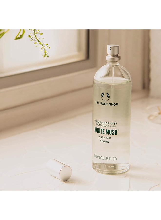 THE BODY SHOP رذاذ عطر المسك الأبيض - بخاخ جسم زهور منعش مع الياسمين ومسك خالي من القسوة، عطر يومي خفيف وحسي، 100 مل - Image 3