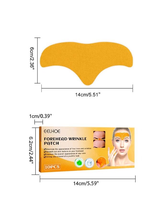 Forehead Anti-Wrinkle Patch Smooth Forehead And Smooth Fine Lines And Wrinkles Lift Facial Skin Forehead Patch Forehead Patches for Wrinkles With Hydrolyzed Collagen And Centella Asiatica