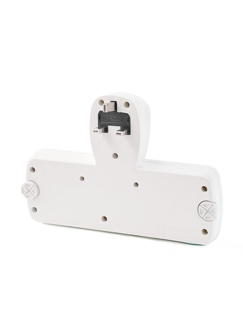 AK KEMCO 3 Way Universal Multi Adaptor T Socket with Switch AK-303T - Image 2