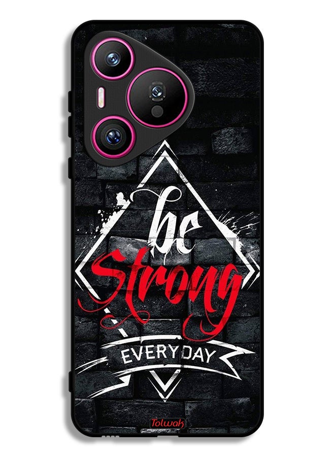 Tolwak Huawei Pura 70 Protective Case Cover Be Strong Every Day - Image 1