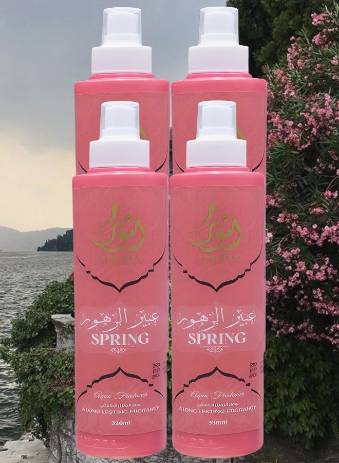 amora 4 Pieces Spring Air Freshener 330ml - Image 1