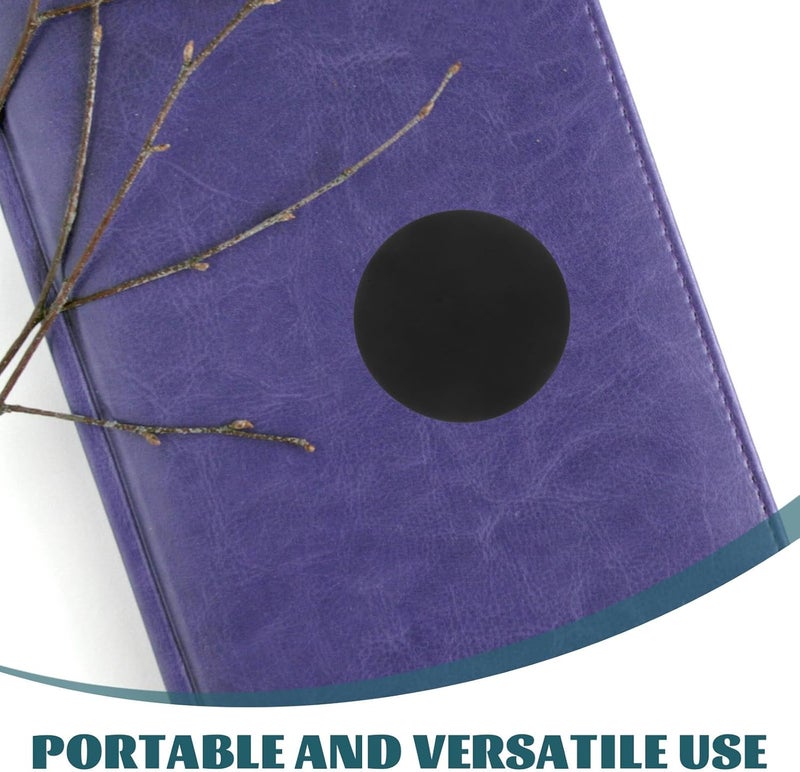 ملصقات نقط سوداء VILLCASE مقاس 50 مم، 50 ورقة (400 قطعة) ملصقات ذاتية اللصق قابلة للكتابة للمكتب والفصل الدراسي والأنشطة والترميز والتغليف - Image 3