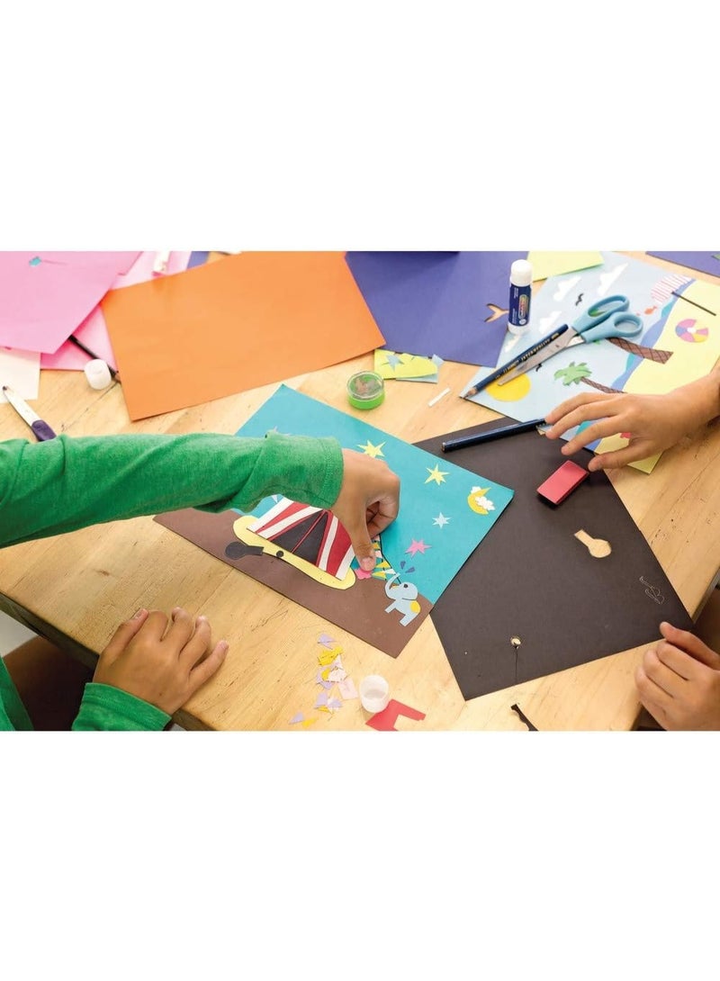TRU-RAY PACON Tru-Ray Construction Paper, 9-Inches by 12-Inches, 50-Count, Yellow (103004) - Image 5