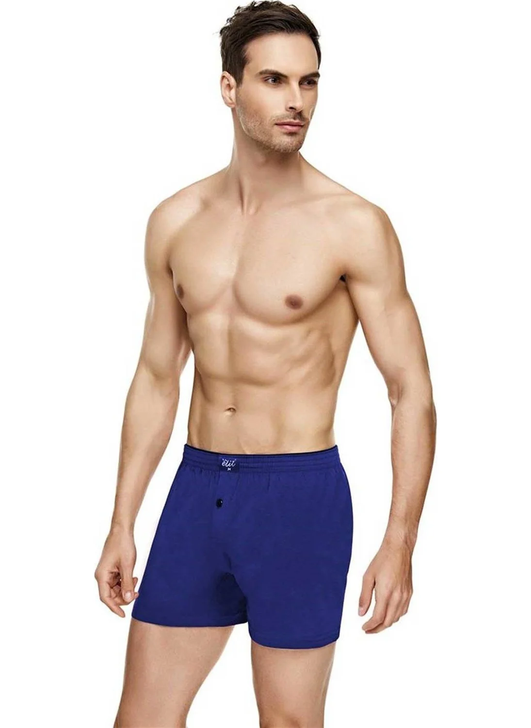 Tutku Passion 3-Piece Elite Towel Waist 1101 Buttoned Men's Boxer