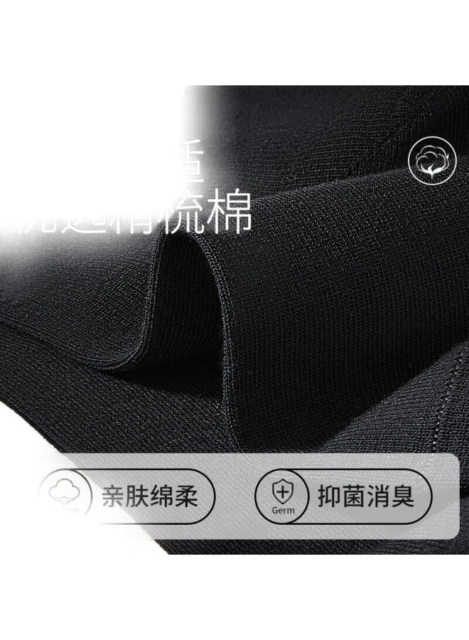 THREEGUN Simple Series Women'S Cotton Socks 100% Cotton Socks Breathable Mid-Calf Socks - Image 3