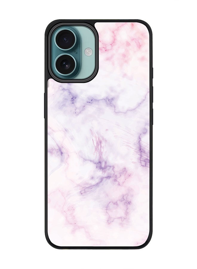 Stylizedd For iPhone 16 Plus Case [Compatible with MagSafe] Slim Magnetic cover Phone Case iPhone 16 Plus -Marble Print Cotton Candy - Image 1
