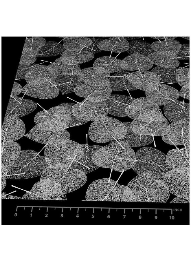 BDF 4WHLV Decorative Window Film White Leaves (24in X 7ft) - Image 3