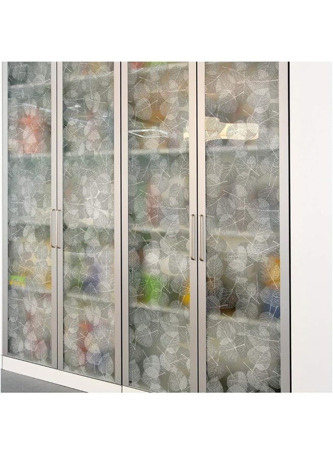 BDF 4WHLV Decorative Window Film White Leaves (24in X 7ft) - Image 4