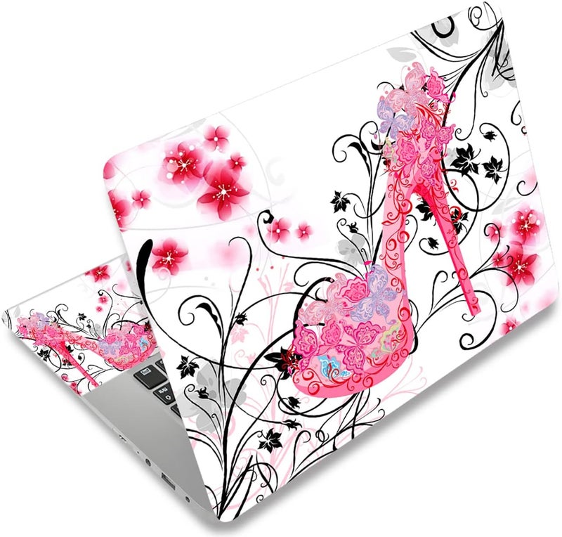 icolor Butterflies High Heel Laptop Skin Sticker - Image 1