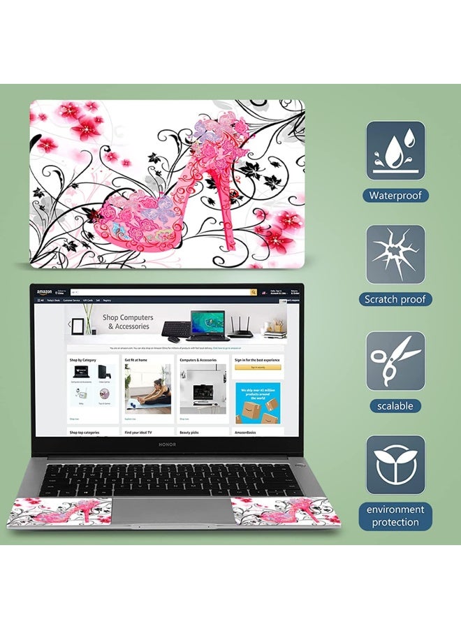 icolor Butterflies High Heel Laptop Skin Sticker - Image 5