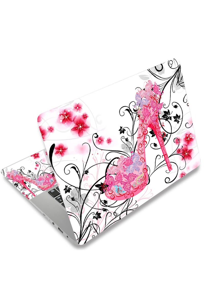 icolor Butterflies High Heel Laptop Skin Sticker - Image 1