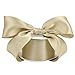 DINDOSAL Champagne Gold Ribbon 2 Inch Thick Champagne Double Face Satin Ribbon for Gift Wrapping Wedding Decor Bridal Bouquet Party Decorations DIY Crafts Diaper Cake 25Yards - Image 1