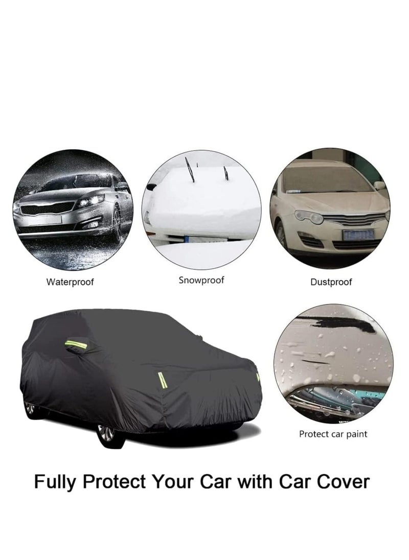 Generic Double layer cotton lined car cover, full protection against water, sun and dust (New Tucson-Tucson-Qashqai-Sportage)  - Image 1