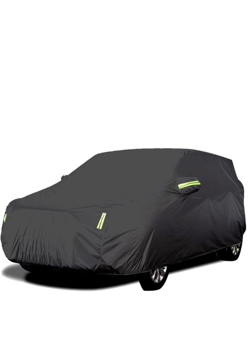 Generic Double layer cotton lined car cover, full protection against water, sun and dust (New Tucson-Tucson-Qashqai-Sportage)  - Image 3