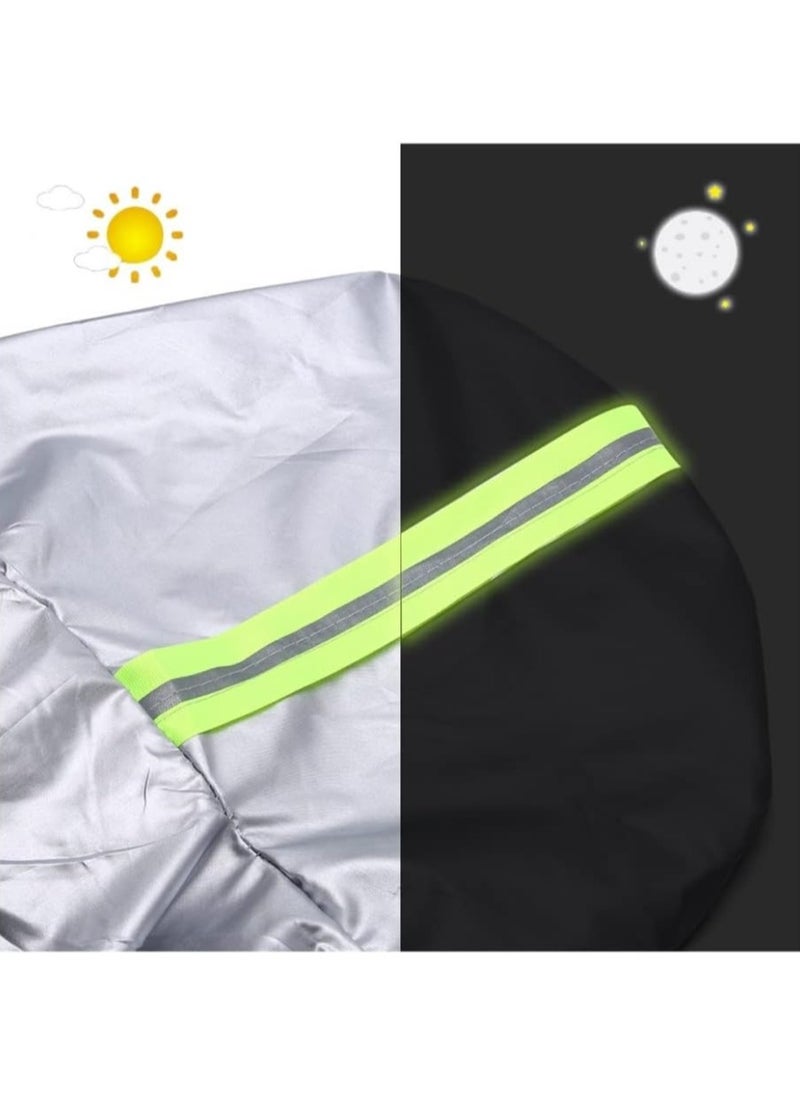 Generic Double layer cotton lined car cover, full protection against water, sun and dust (New Tucson-Tucson-Qashqai-Sportage)  - Image 4