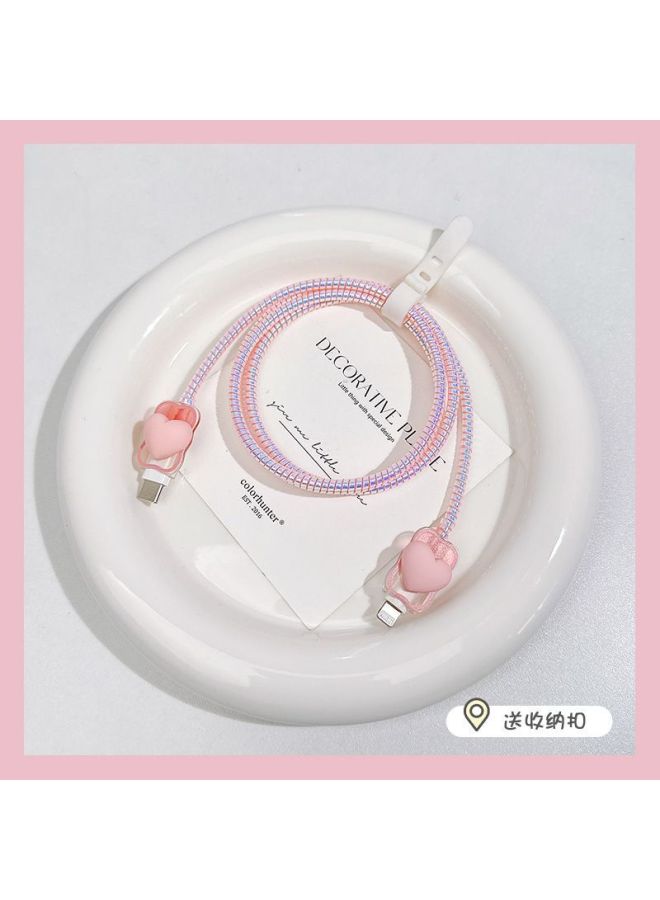 Data Cable Protective Cover Iphone14promax Charger Protection Cable Apple 13 Fast Charging Protective Shell Anti-break - Image 1