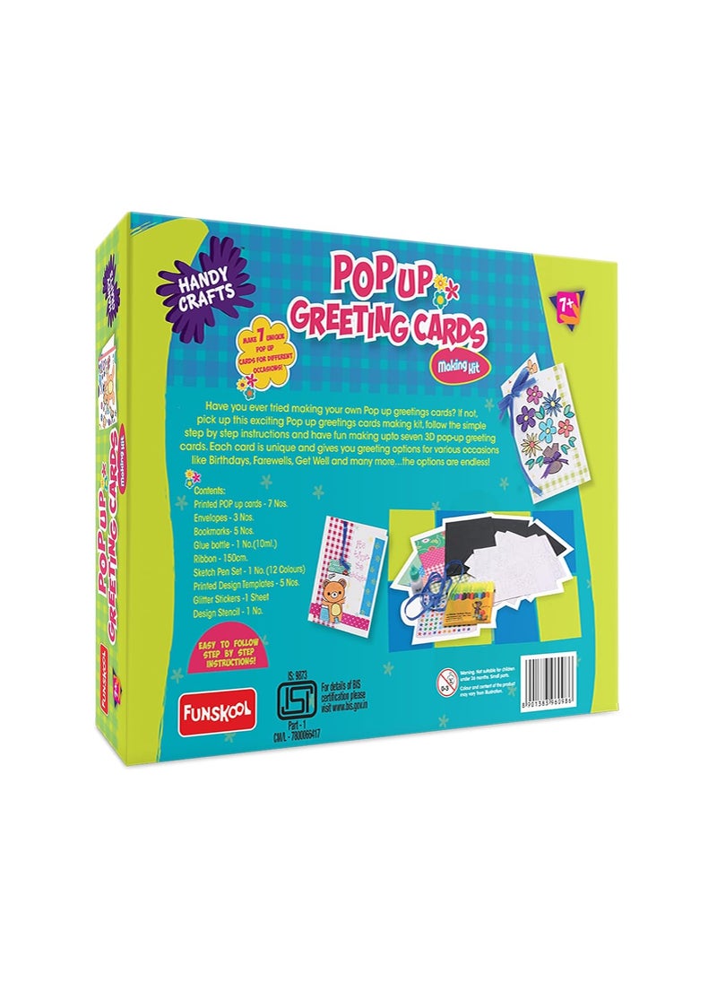 Funskool Funskool Paper Handycrafts Pop Up Greeting Cards , Diy Greeting Cards , Make Your Own 3D Greeting Cards , 7 Years +,Multicolor  - Image 2
