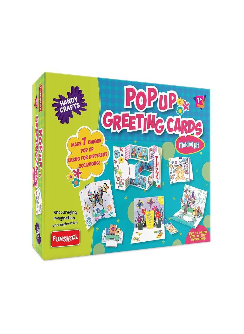 Funskool Funskool Paper Handycrafts Pop Up Greeting Cards , Diy Greeting Cards , Make Your Own 3D Greeting Cards , 7 Years +,Multicolor  - Image 1