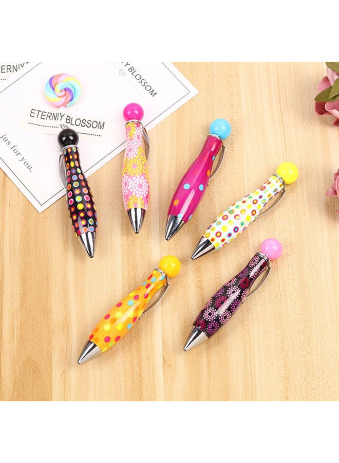 نيبمينينت مجموعة أقلام حبر جاف كروية الرأس بتصميم بولينج للأطفال مكونة من قطعتين متعدد الألوان