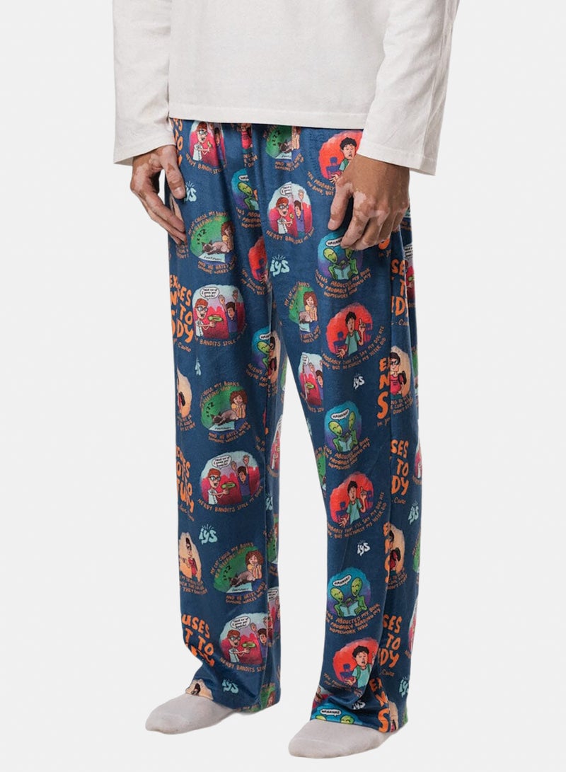 In Your Shoe Santa Fluffy Pyjama Pants - Image 1