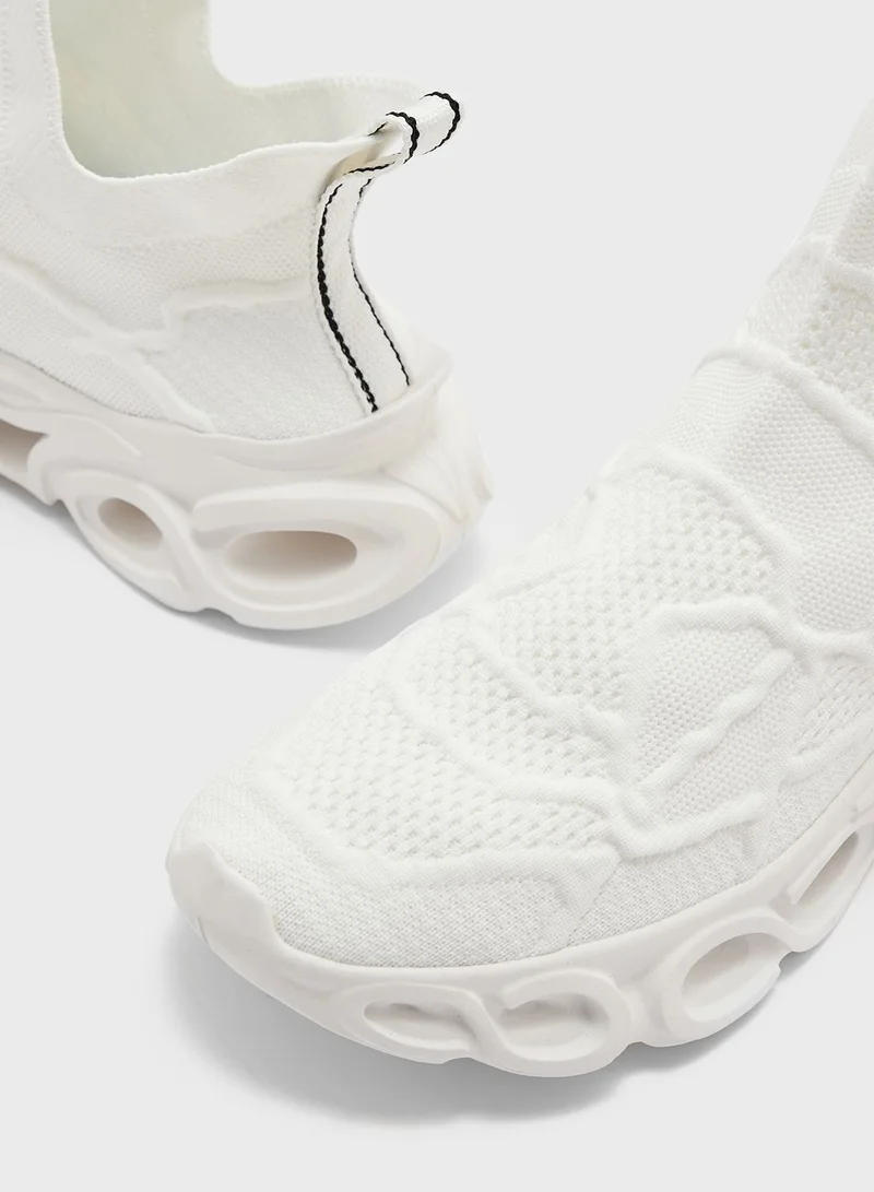 Seventy Five Knitted Pull On Sneakers