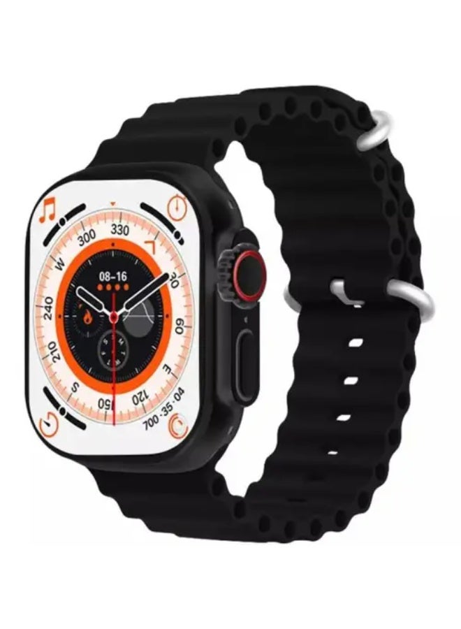 AROAQ S8 Ultra Max Smart Watch Series 8 with 2.08 Inch HD Display, Bluetooth Calling, NFC, Waterproof Fitness Sports Smartwatch for Men and Women Compatible with Android & iOS - Black - Image 1