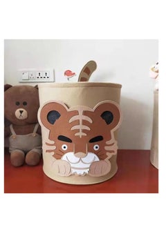 Generic 3D Cute Waterproof Felt Laundry Basket - Tiger  - Image 1