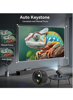 Generic "Portable Android Projector: 1080P Native Resolution, 4K Compatibility, 300 ANSI Lumens, WiFi 6"  - Image 3