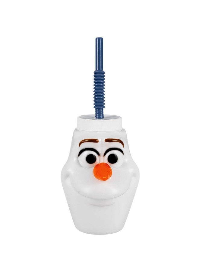 Amscan Disney Frozen 2 Olaf Sippy Plastic Cup (17.6 oz) - Pack of 1 - Perfect for Toddlers and Fans