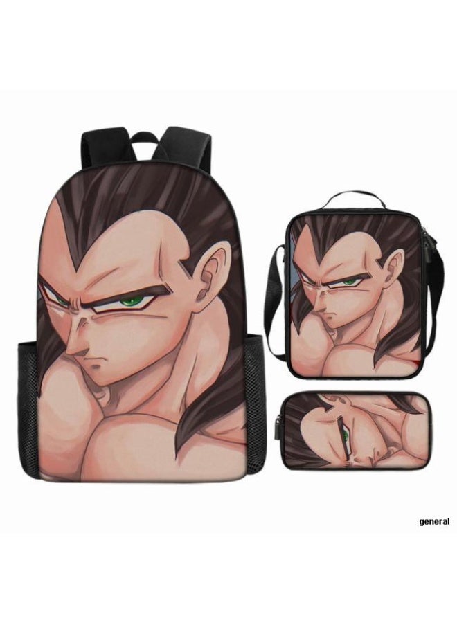 عام حقيبة الظهر المطبوعة الشائعة - مجموعة حقيبة الظهر المكونة من ثلاث قطع (يمكن استخدامها للطلاب والأطفال والأصدقاء للنزهات وتسلق الجبال وما إلى ذلك) - Image 1