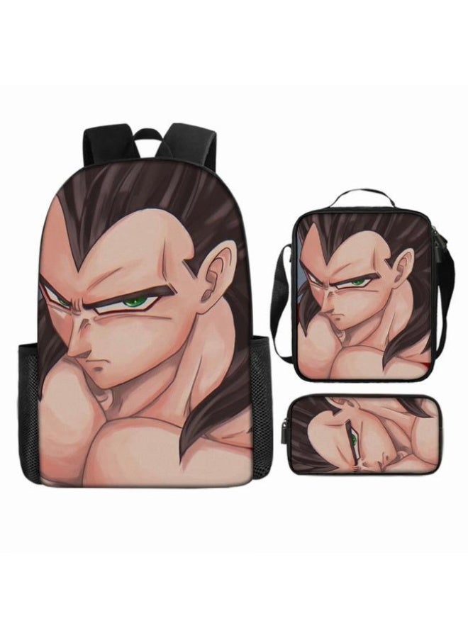 عام حقيبة الظهر المطبوعة الشائعة - مجموعة حقيبة الظهر المكونة من ثلاث قطع (يمكن استخدامها للطلاب والأطفال والأصدقاء للنزهات وتسلق الجبال وما إلى ذلك) - Image 3