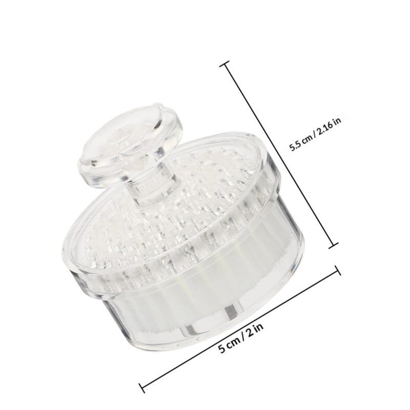 White Soft Bristle Manual Facial Cleansing Brush For Sensitive Skin Daily Care - Image 3