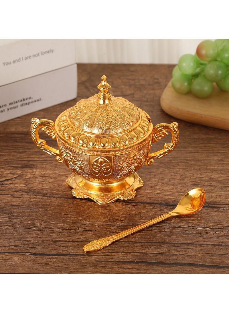 عام برطمان توابل بغطاء وشوكة صغيرة، حاوية بهارات محكمة الإغلاق لتخزين سطح المطبخ - Image 4
