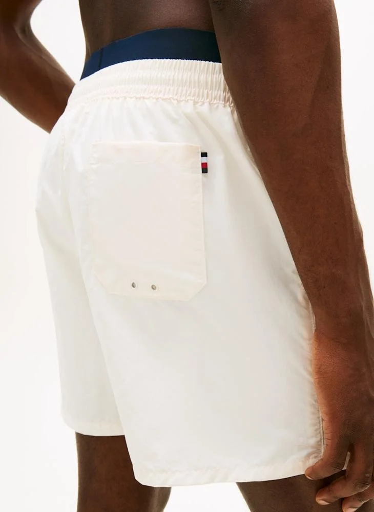 TOMMY HILFIGER  Double Waistband Mid Length Swim Shorts for Men | Best Price UAE