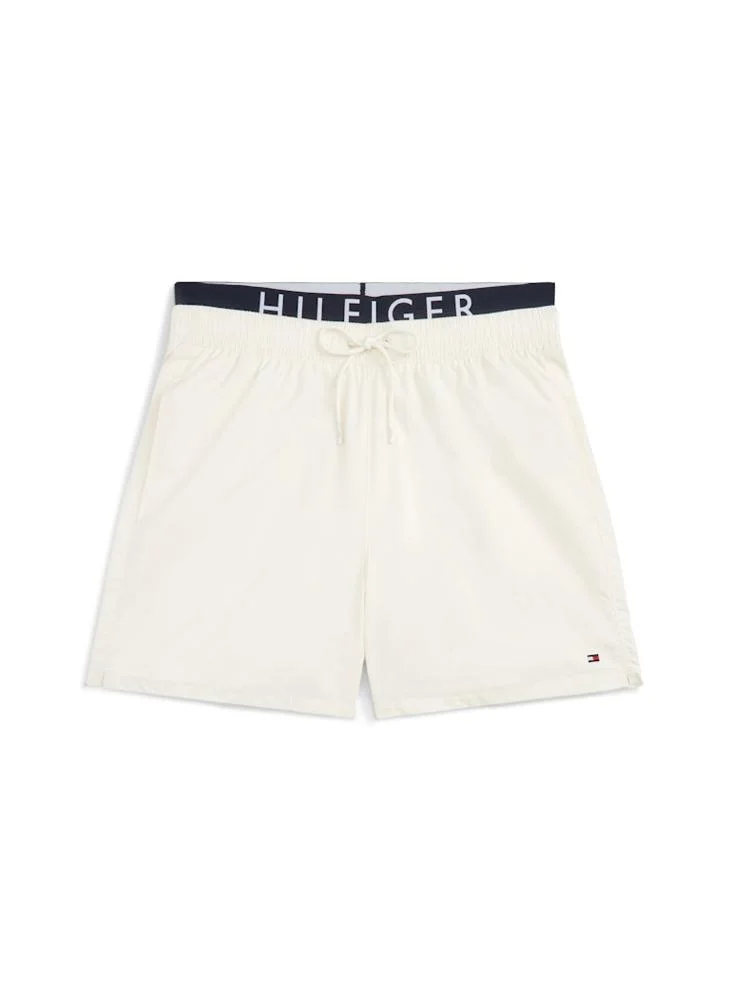 TOMMY HILFIGER  Double Waistband Mid Length Swim Shorts for Men | Best Price UAE