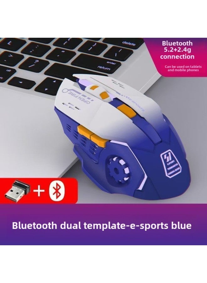 Manufacturers Gaming Mouse Wireless Mute Peripheral Mechanical Computer USB Wired Luminous Office Wholesale-Color: Hot Wheels - Image 2