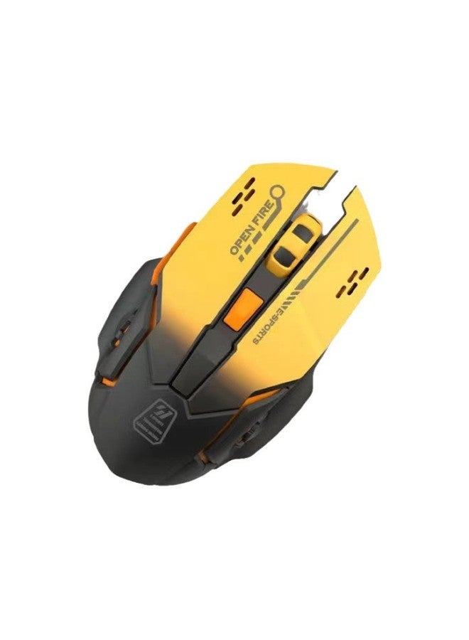 Manufacturers Gaming Mouse Wireless Mute Peripheral Mechanical Computer USB Wired Luminous Office Wholesale-Color: Hot Wheels - Image 5