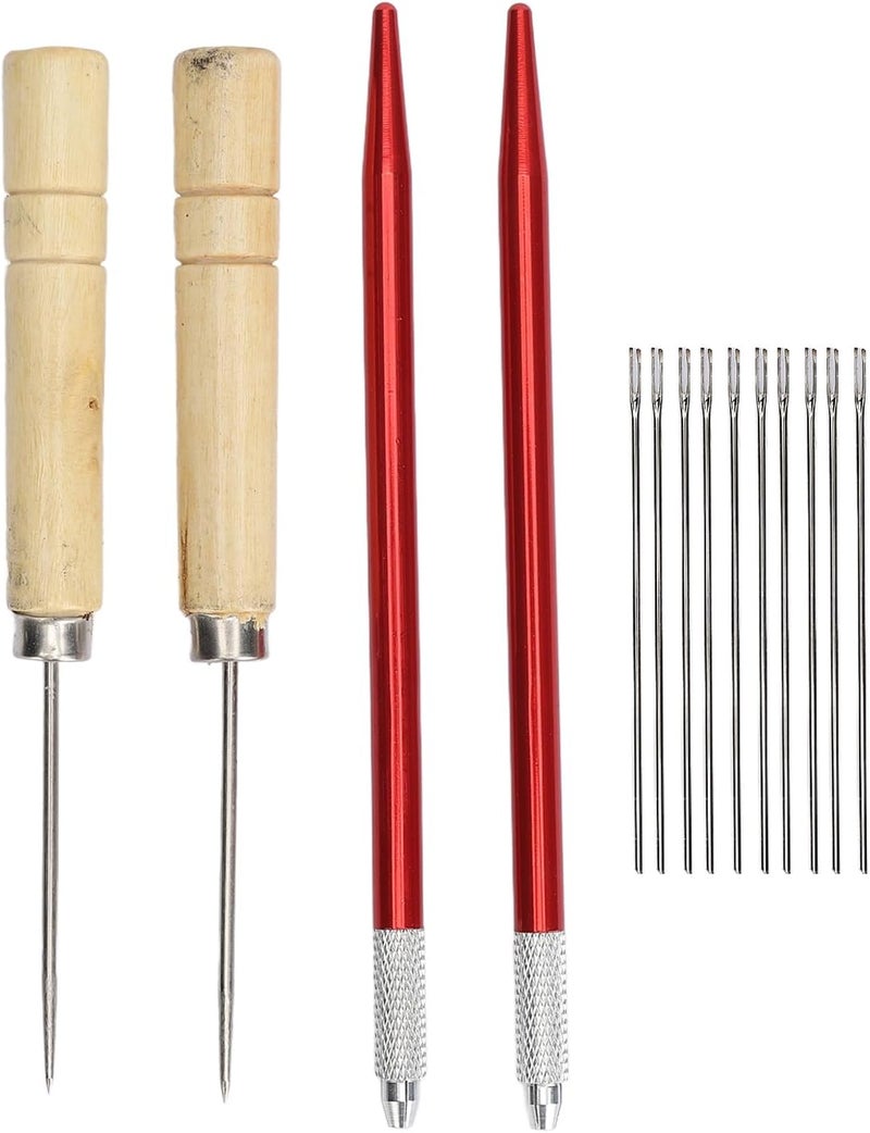 Doll Wig Rooting Tool with Copper Alloy Needle and Wooden Handle, DIY Doll Hair Making Accessories for Rehairing, Rerooting, Lace Wig Repair and Craft Projects at Home or - Image 1