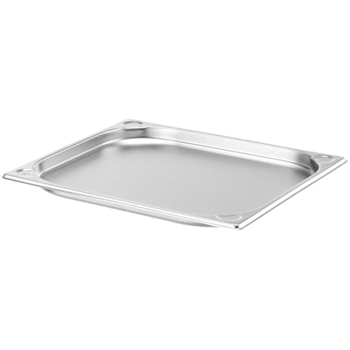 rayihni Recipiente Gn 23Contenedor GnEsquinas ReforzadasResistente A Temperaturas De 40 A 300CApto Para HornosCongeladoresCalientaplatosBao Mara15L354X325XH 20MmAcero Inoxidable - Image 2