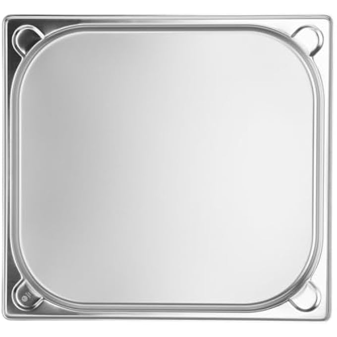 rayihni Recipiente Gn 23Contenedor GnEsquinas ReforzadasResistente A Temperaturas De 40 A 300CApto Para HornosCongeladoresCalientaplatosBao Mara15L354X325XH 20MmAcero Inoxidable - Image 3