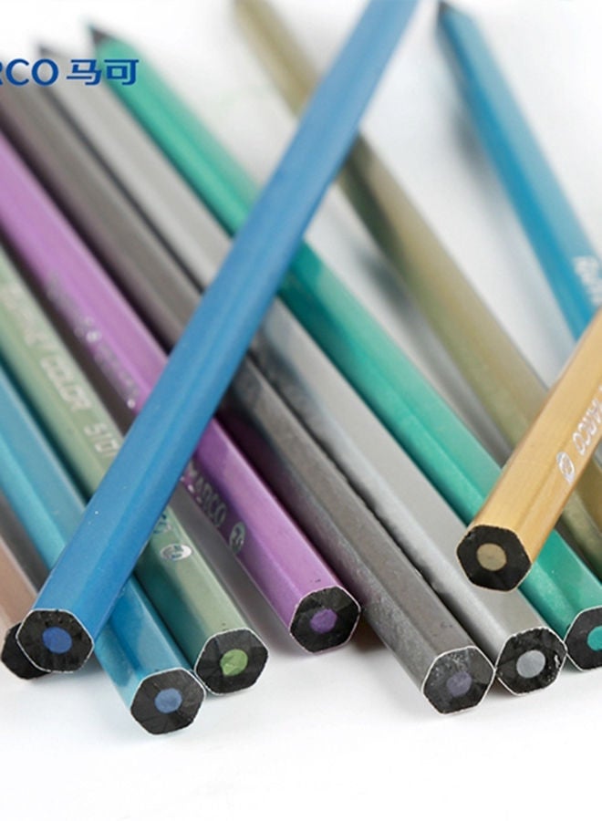 NIBEMINENT 12-Piece Sketch Pencil Set Multicolor - Image 4