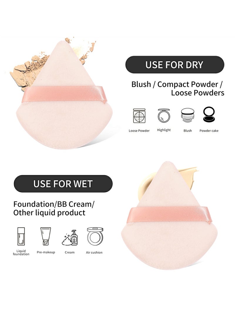 MAANGE مجموعة أدوات المكياج 11 قطعة - مجموعة احترافية من أدوات التجميل، فرشاة بودرة الأساس، فرشاة ظلال العيون، إسفنجة مكياج مثلثية، مثالية للمبتدئين في المكياج - Image 4