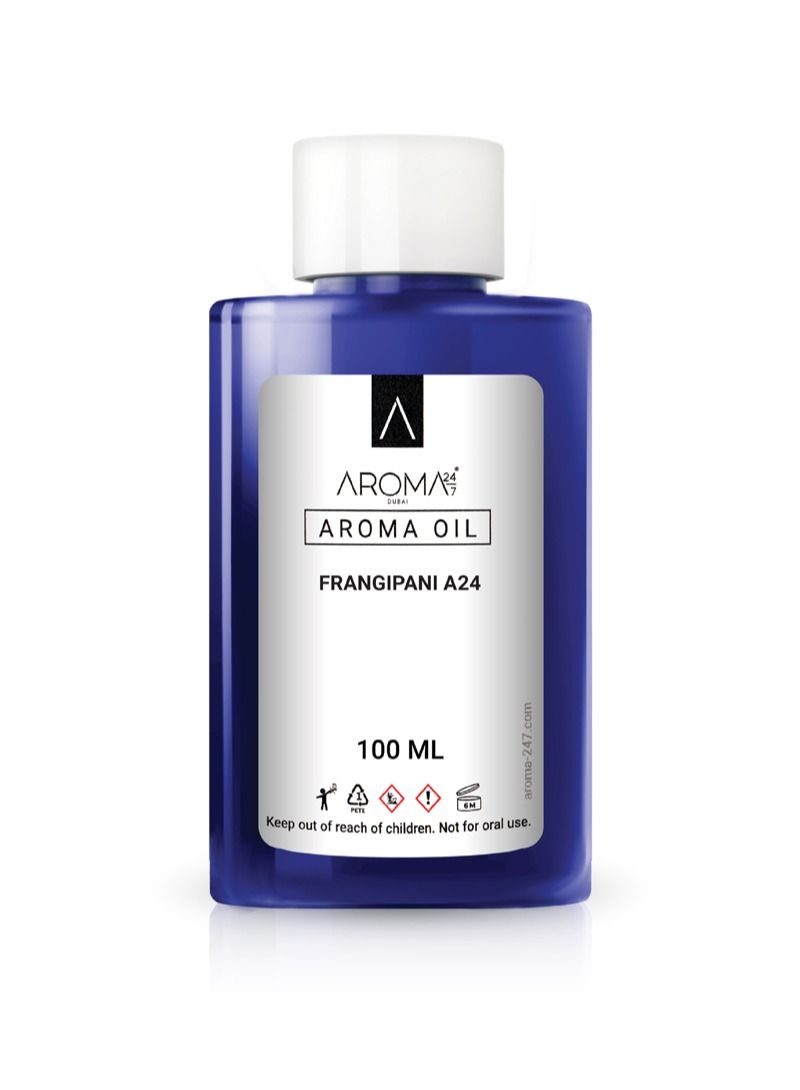 AROMA 24/7 Aroma Oil for Scent Diffusers - Frangipani A24 100ML - Image 2