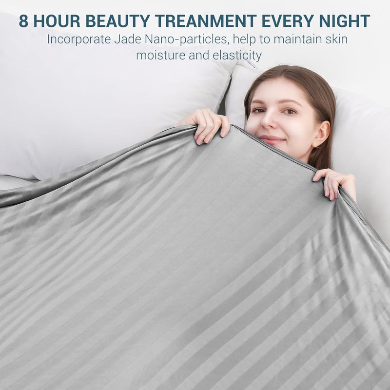 Elegear Cooling Blanket Summer Blanket - Japanese Arc-Chill 3.0 Cooling Fibres Q-Max > 0.5 Double-Sided Self-Cooling Blanket for Better Sleep Anti-Allergy and Breathable Soft Blanket 150 x 200 cm - Image 4