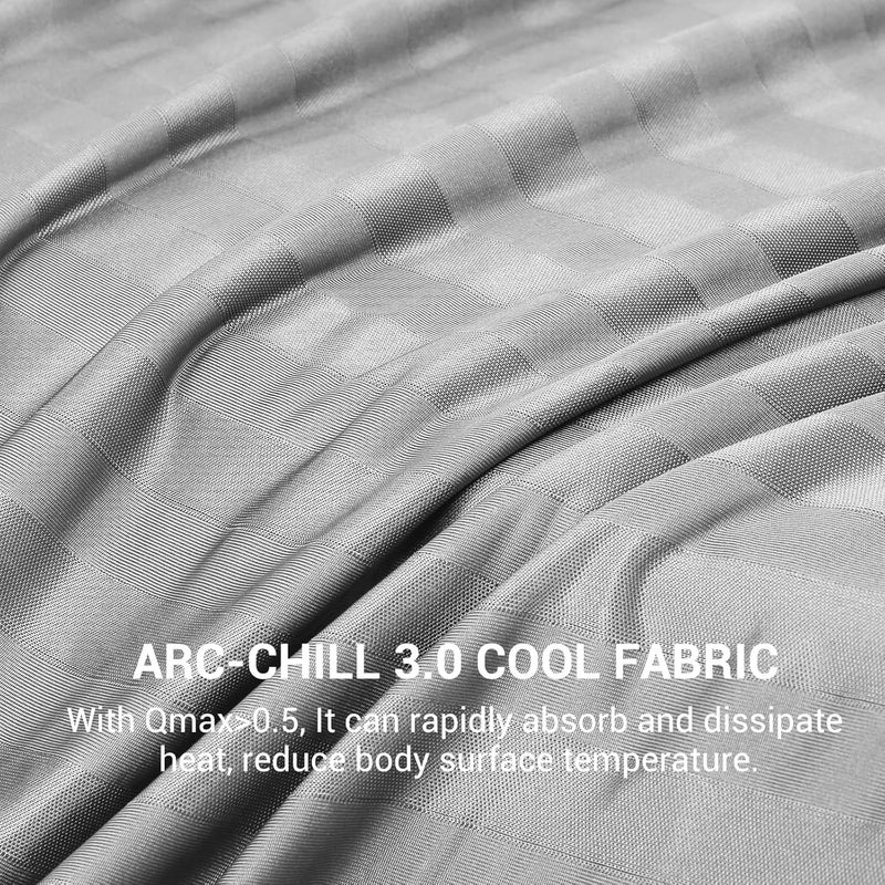Elegear Cooling Blanket Summer Blanket - Japanese Arc-Chill 3.0 Cooling Fibres Q-Max > 0.5 Double-Sided Self-Cooling Blanket for Better Sleep Anti-Allergy and Breathable Soft Blanket 150 x 200 cm - Image 3