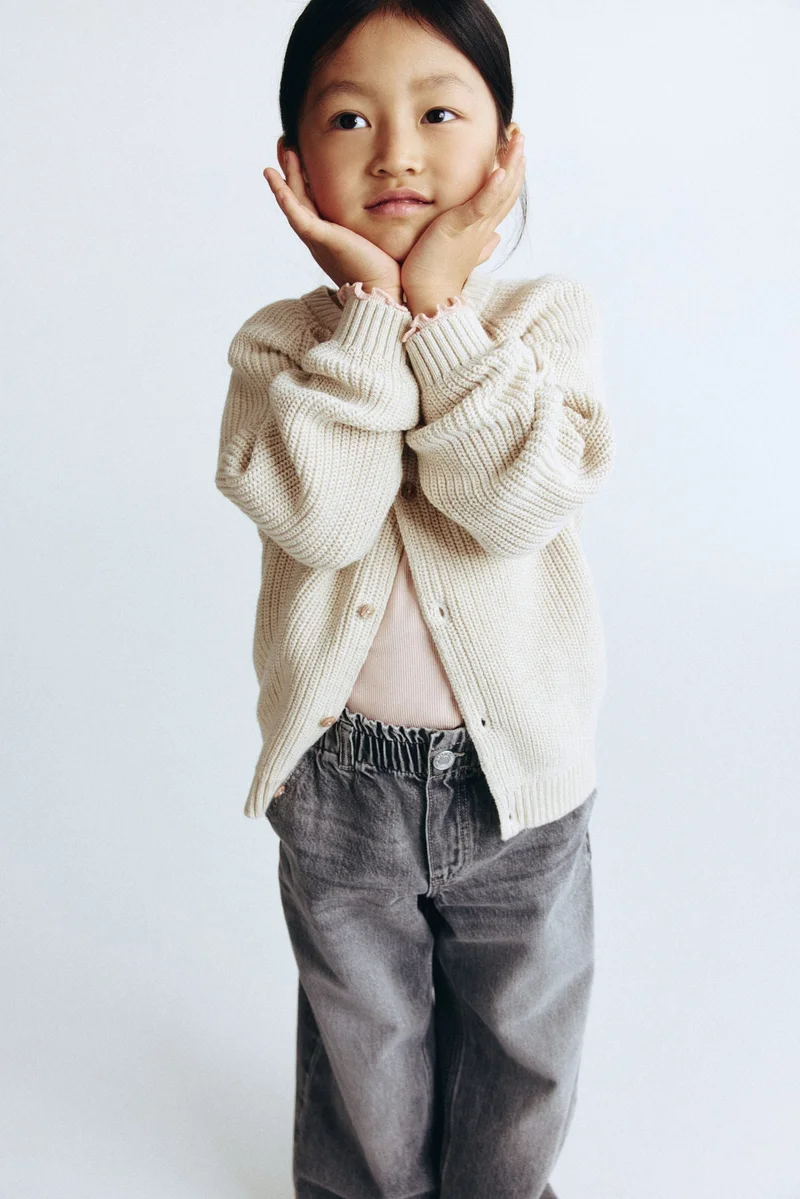 اتش اند ام جينز بيبر باغ بقصّة ساق واسعة