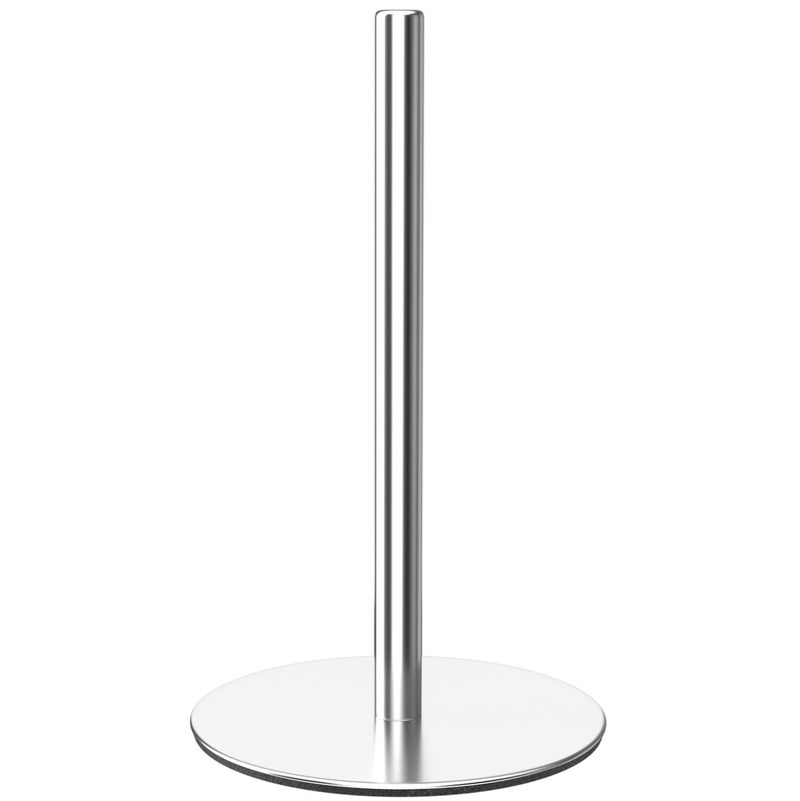niffgaff Silver Paper Towel Holder Free-Standing , Premium Stainless Steel Paper Organizer, Classic Fashion Kitchen Roll Dispenser  - Image 1